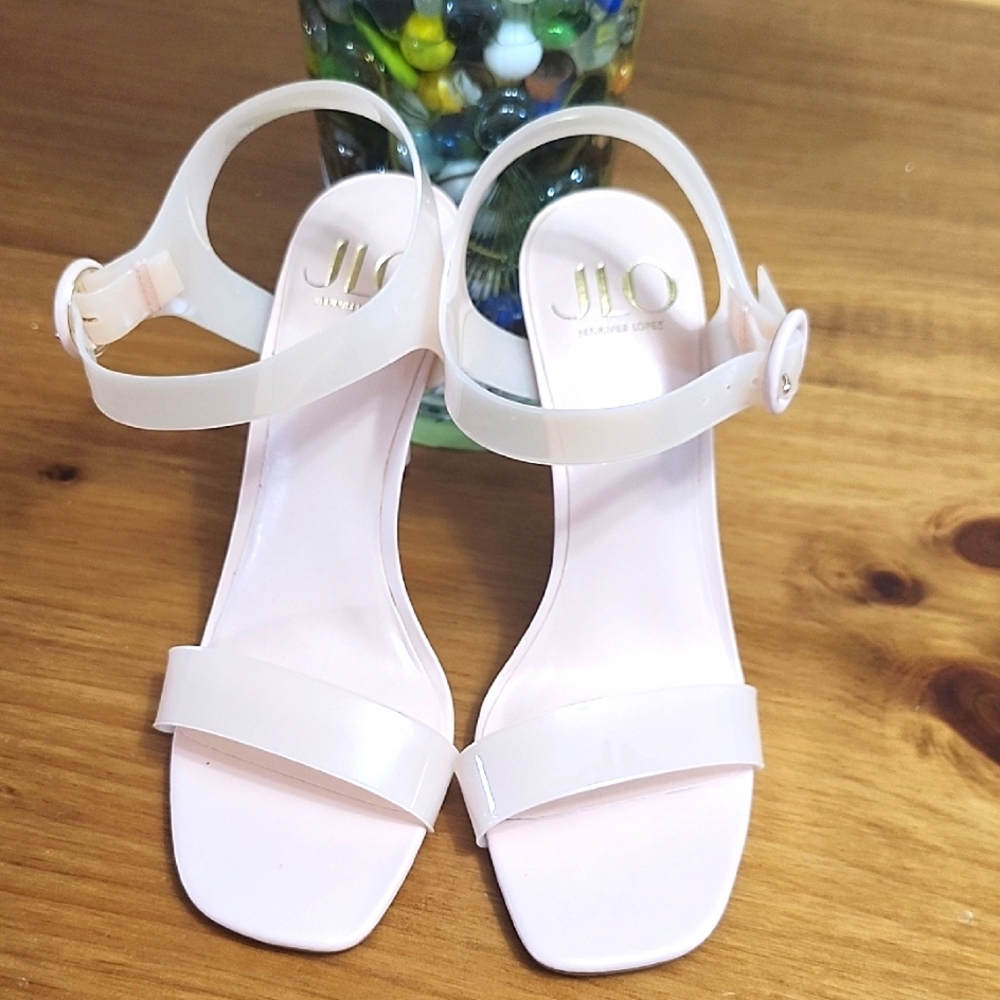 Jennifer Lopez Blush Sandals